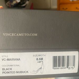 Brand new Vince Camuto black 8.5 heels